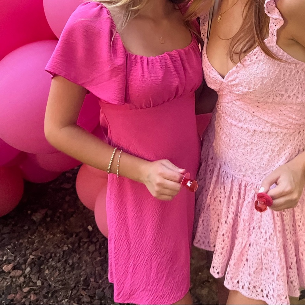 Pink Mini Dress